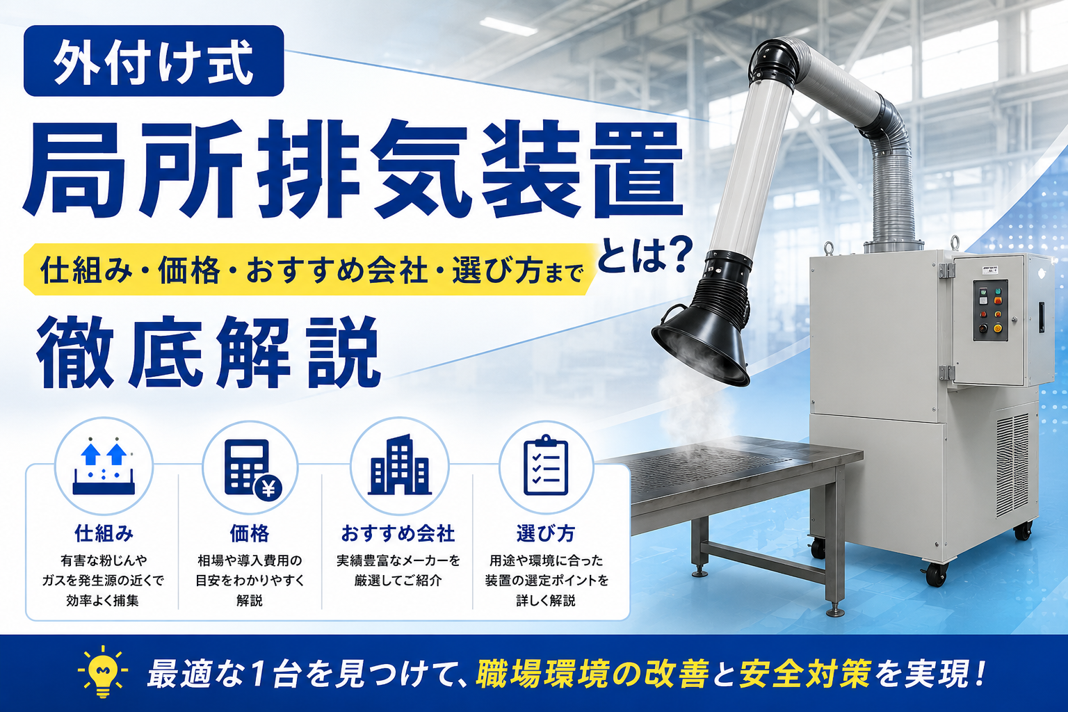 外付け式の局所廃棄装置とは