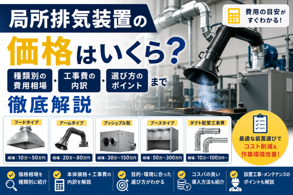 局所排気装置の価格